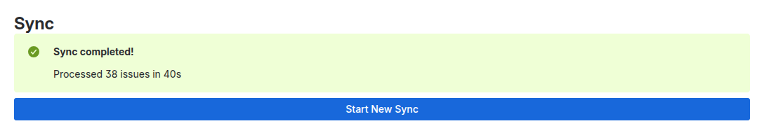 Sync section